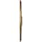 Ekena Millwork Pearl Ceiling Medallion (Fits Canopies up to 1 7/8"), Hand-Painted Pale Gold, 26 1/4"OD x 1 1/2"P CM26PEPAS - alternate 3